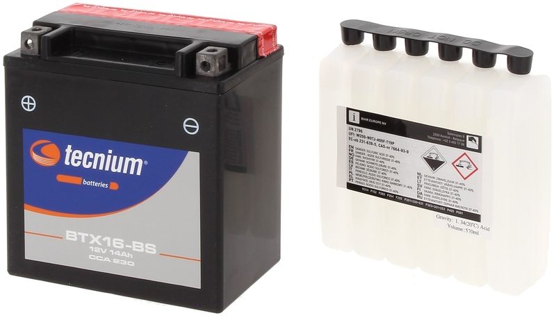 Batería TECNIUM BTX16-BS