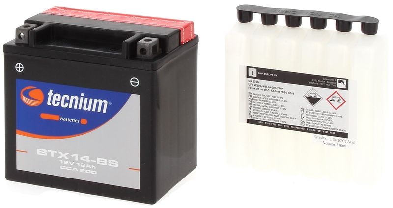 Batería TECNIUM BTX14-BS