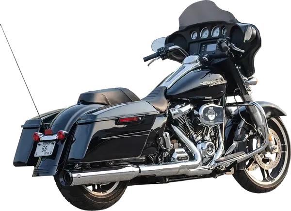 Escape S&S CYCLE MUFFLER KIT 2-1 FOR OEM US HEADER - 4.5 Escape S&S CYCLE MUFFLER KIT 2-1 FOR OEM US HEADER - 4.5" - M8 17-UP - CHROME para Harley Davidson