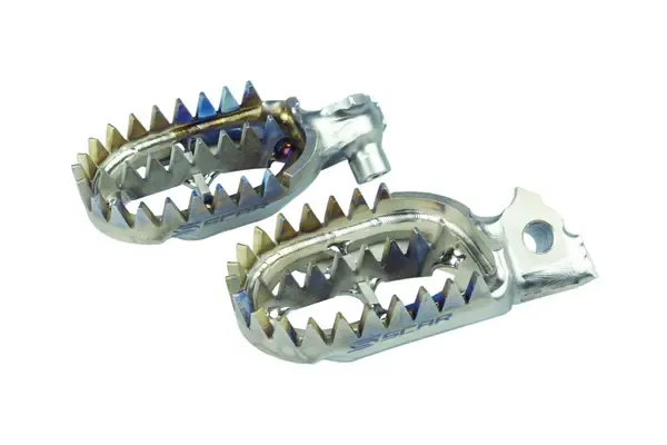 Estriberas de titanio Scar FOOTPEGS TITANIUM SCAR TRIUMPH TF250X