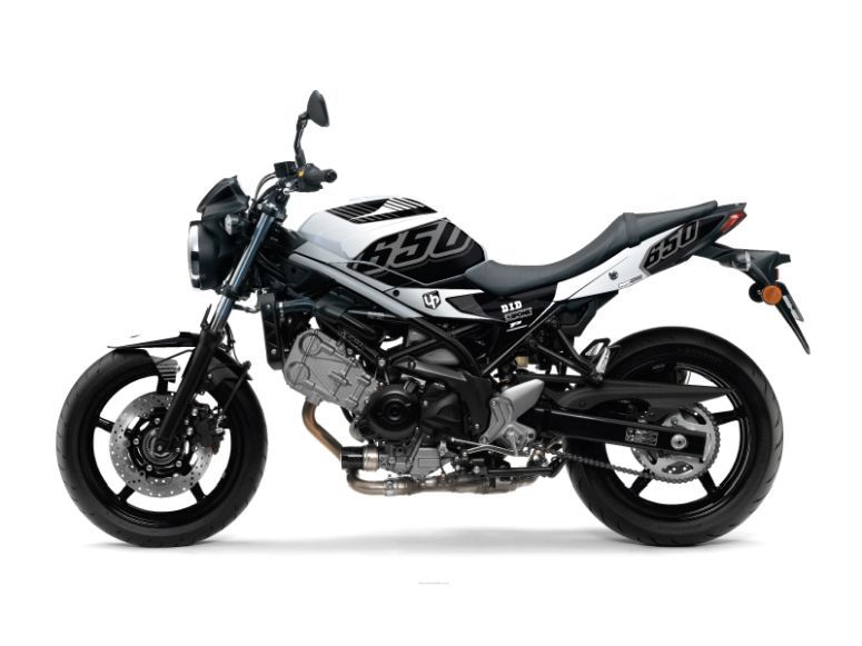 Vinilos KIT DECO UP MAXIMIZE NEGRO-BLANCO SUZUKI SV650 2007-2010
