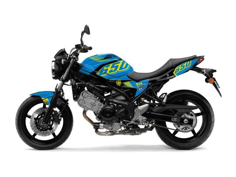 Vinilos KIT DECO UP MAXIMIZE AZUL-AMARILLO SUZUKI SV650 2007-2010