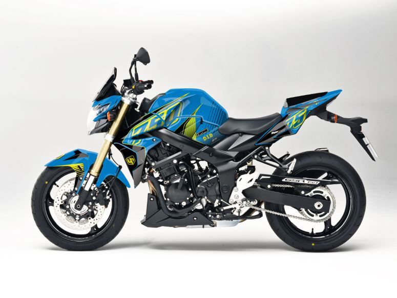 Vinilos KIT DECO UP MAXIMIZE AZUL-AMARILLO SUZUKI GSR750 2011-2016