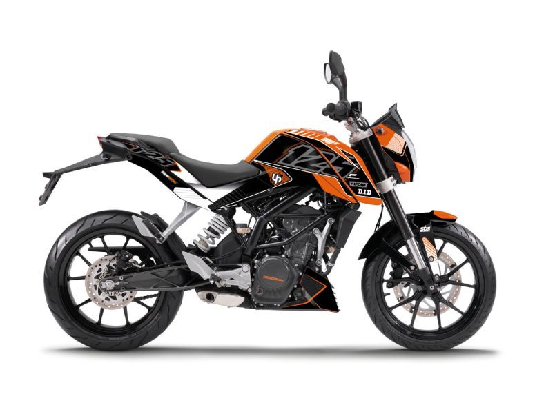 Vinilos KIT DECO UP MAXIMIZE NEGRO-NARANJA KTM DUKE 125 2011-2013