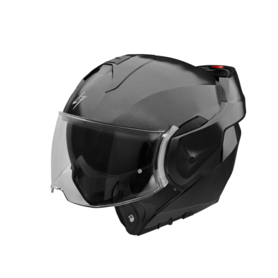 Casco Modular Stormer Crusher Negro Brillo