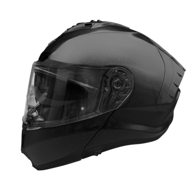 Casco Modular Stormer Blow Negro Brillo