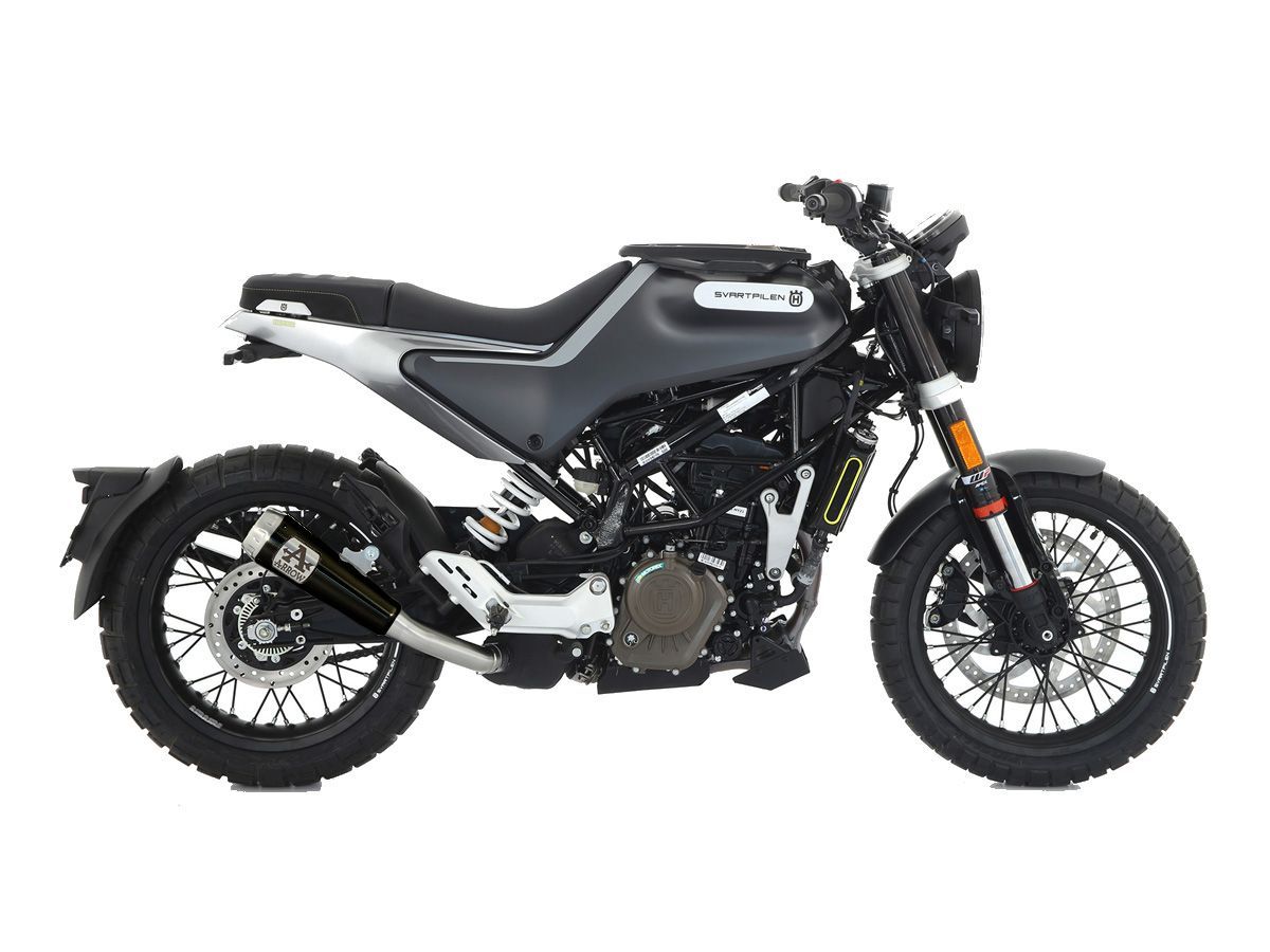 ESCAPE PRO RACE ARROW HOMOLOGADO NICHROM OSCURO HUSQVARNA VITPILEN / Svartpilen  2022/2023