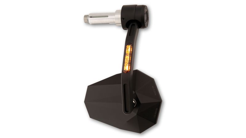 Espejo Retrovisor para extremos de manillar HIGHSIDER pro STEALTH-X7 con intermitentes LED Homologado Espejo Retrovisor para extremos de manillar HIGHSIDER pro STEALTH-X7 con intermitentes LED Homologado