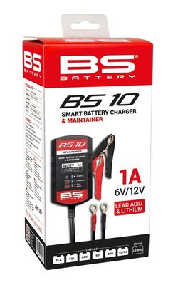 Cargador / Mantenedor de batería inteligente BS Battery BS10 6/12V 1A Cargador / Mantenedor de batería inteligente BS Battery BS10 6/12V 1A