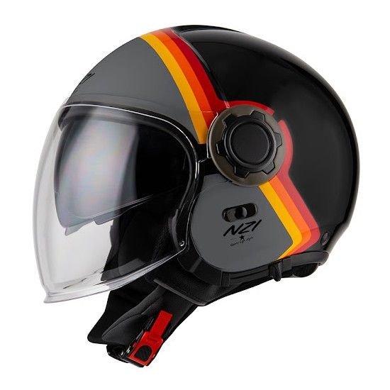 Casco RINGWAY DUO SKYLINE BLACK&ANTRACITE MATT NZI