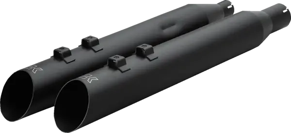 Silenciadores HP-Plus® Slip-On KHROME WERKS MUFFLER 4.0" M8 SLASH UP RIPPER BAFFLE BLACK para Harley Davidson Road / Street / Electra / Glide