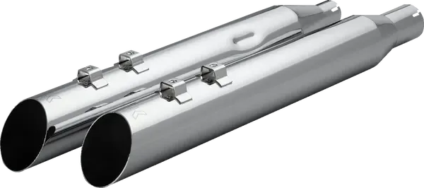 Silenciadores HP-Plus® Slip-On KHROME WERKS MUFFLER 4.0 Silenciadores HP-Plus® Slip-On KHROME WERKS MUFFLER 4.0" M8 SLASH UP RIPPER BAFFLE CHROME para Harley Davidson Road / Street / Electra / Glide