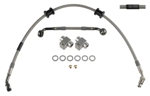 Latiguillos de freno hidráulico trenzados en acero Varioflex Trw para Suzuki GSX-8S 800 ABS