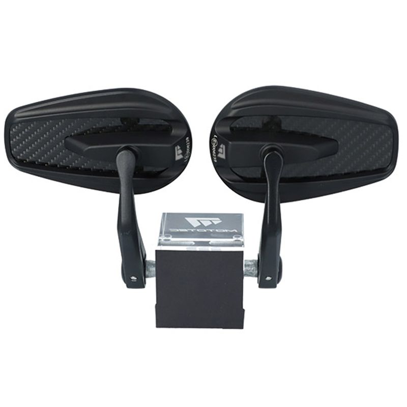 JUEGO ESPEJOS RETROVISORES MOTOTEC CFV-2 BAREND HB4 HOMOLOGADOS