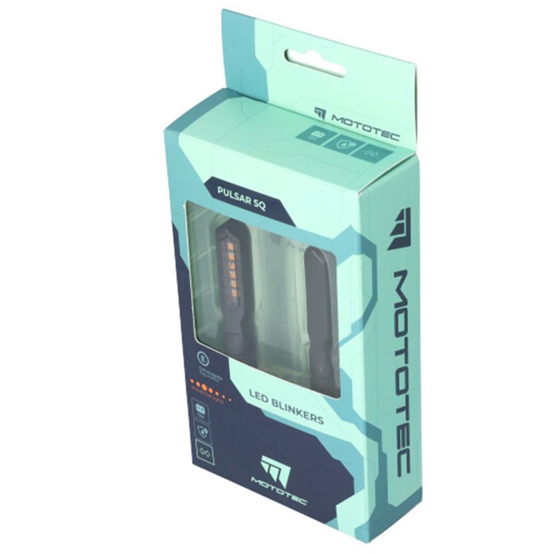 INTERMITENTES LED MOTOTEC PULSAR SQ HOMOLOGADOS