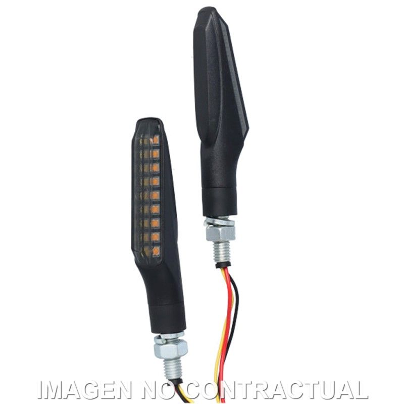 INTERMITENTES + POSICION LED MOTOTEC PHOENIX TRASERO HOMOLOGADOS