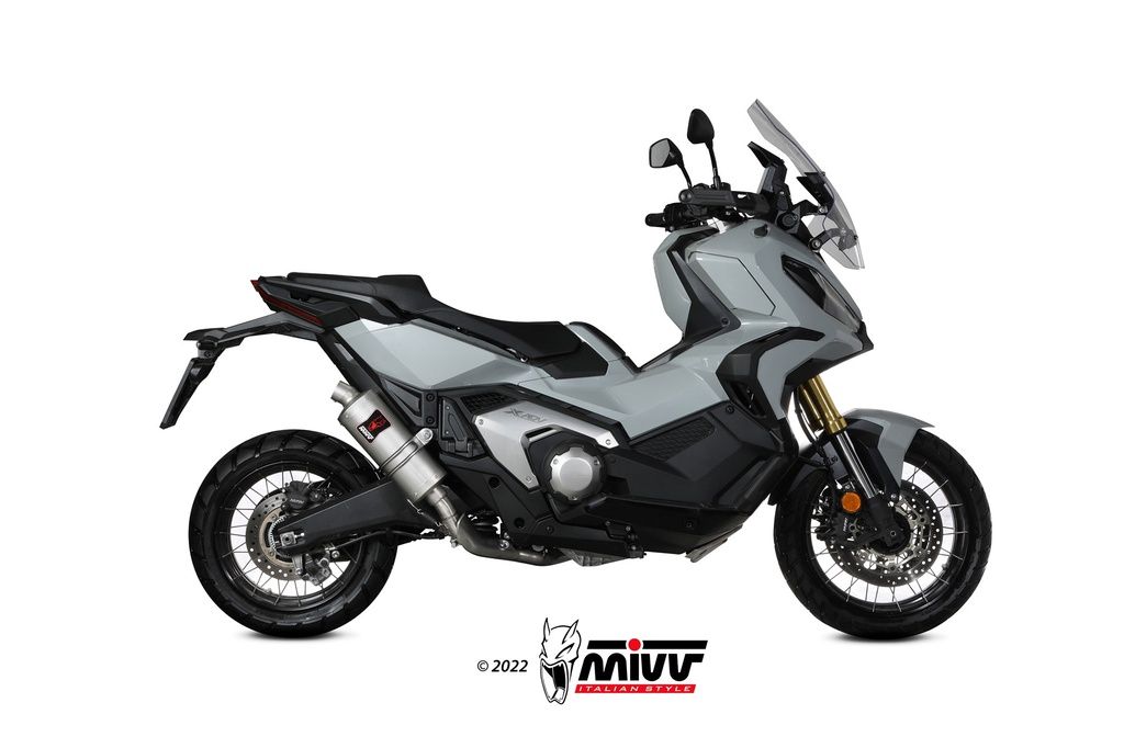 SILENCIADOR DAKAR ACERO INOXIDABLE MIVV HONDA X-ADV 750 2025