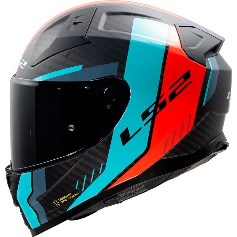 Casco Integral LS2 FF811 Vector II Gloss Carbon GRID mate