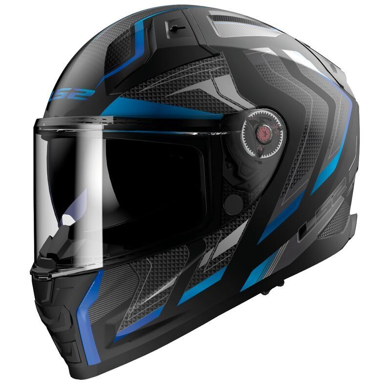 Casco Integral LS2 FF811 Vector II Alizer Negro azul mate
