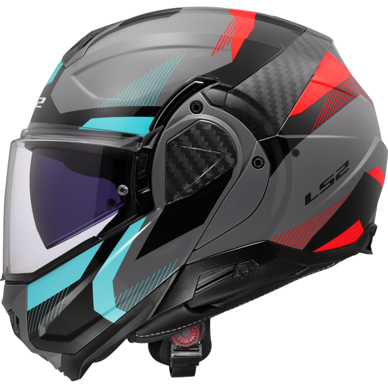 Casco Modular LS2 FF910 Advant II TRIPLE Nardo gris/Azul/Rojo