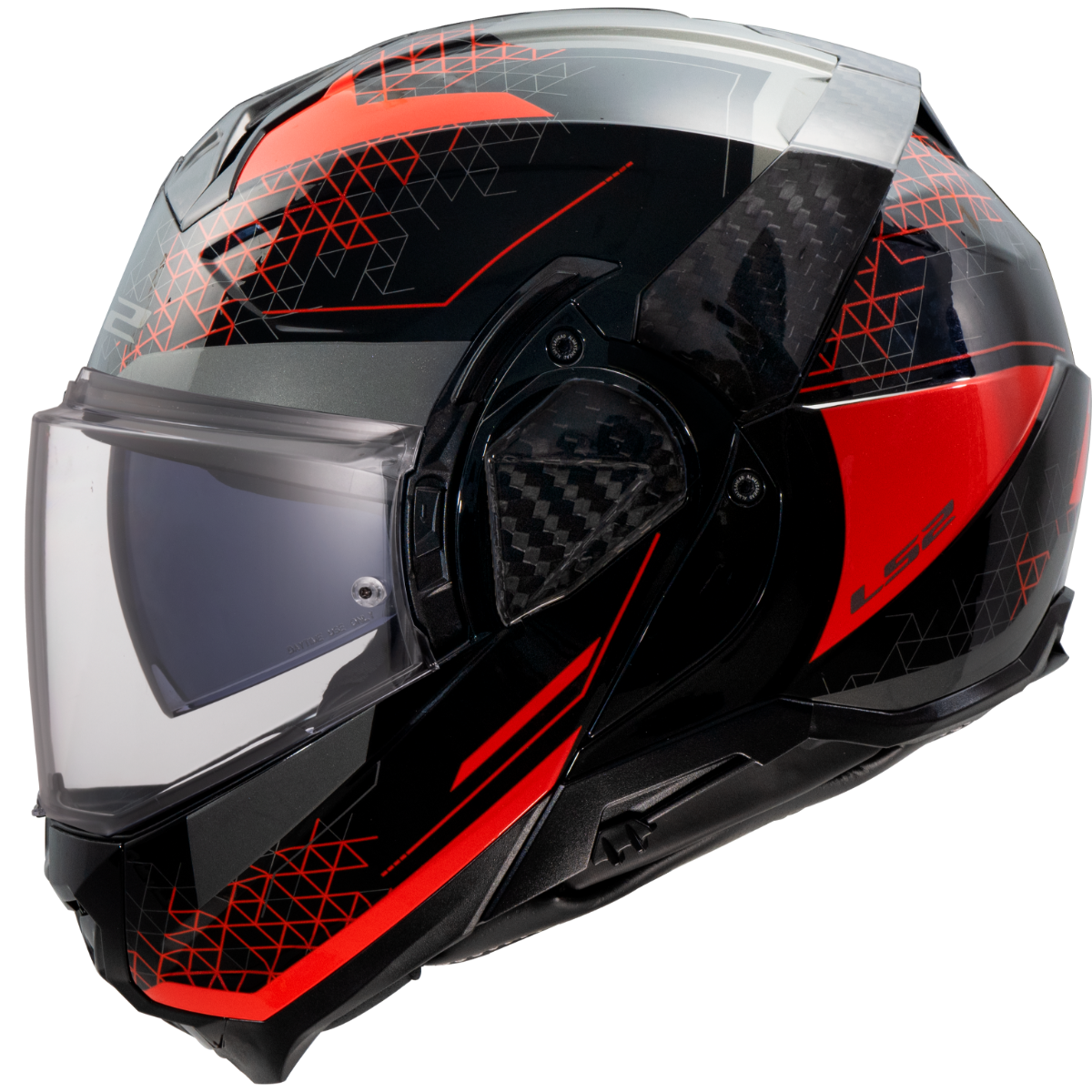 Casco Modular LS2 FF910 Advant II ASTRAL Rojo