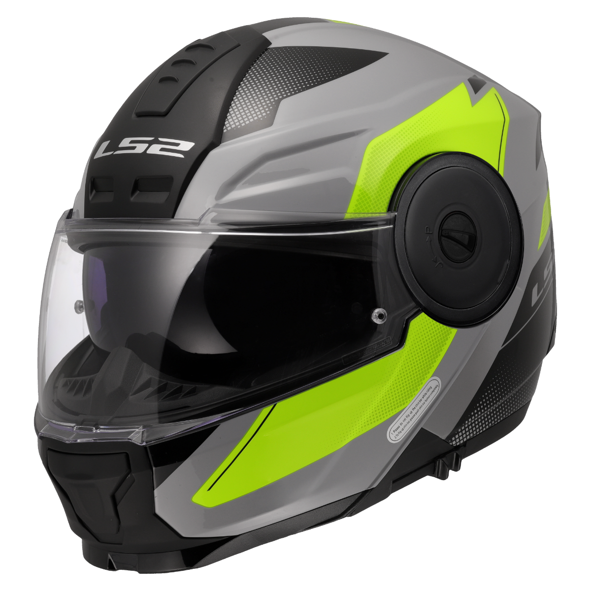 Casco Modular LS2 FF902 SCOPE II DURIA Gris/Amarillo