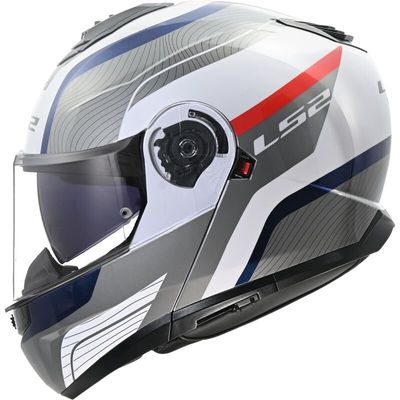 Casco Modular LS2 FF908 Strobe II MONZA Blanco/Azul/Rojo