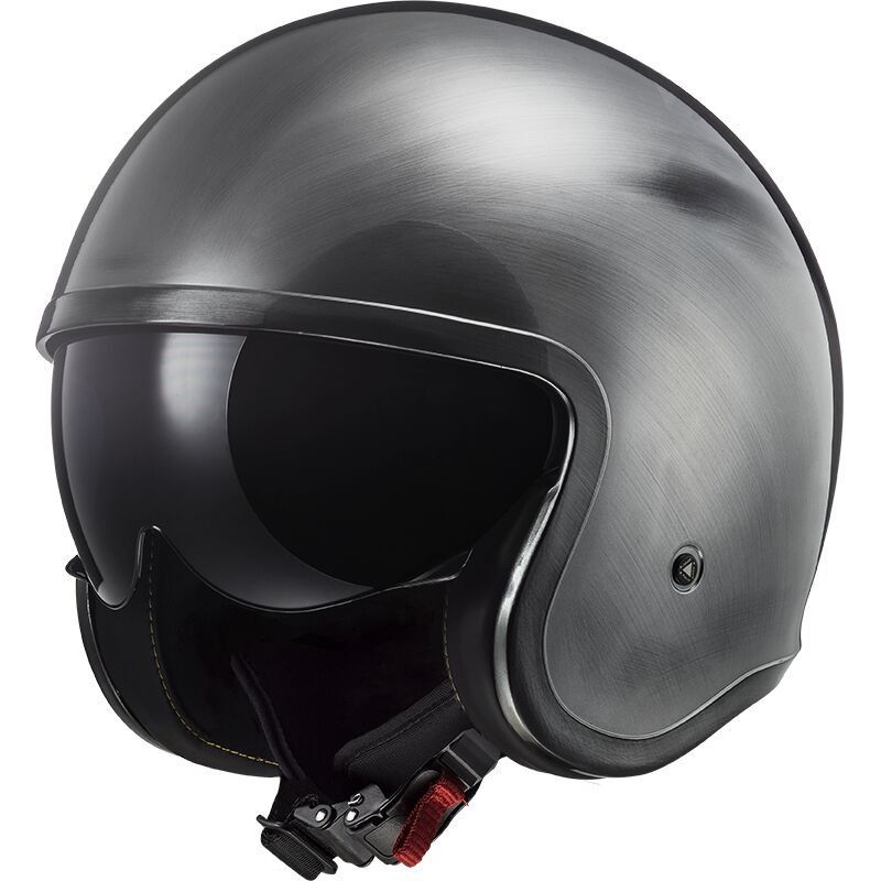 Casco Jet LS2 OF599 SPITFIRE II Jeans Titanio
