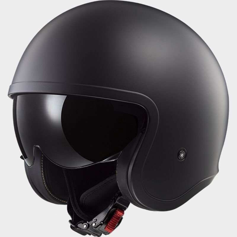 Casco Jet LS2 OF599 SPITFIRE II Negro mate