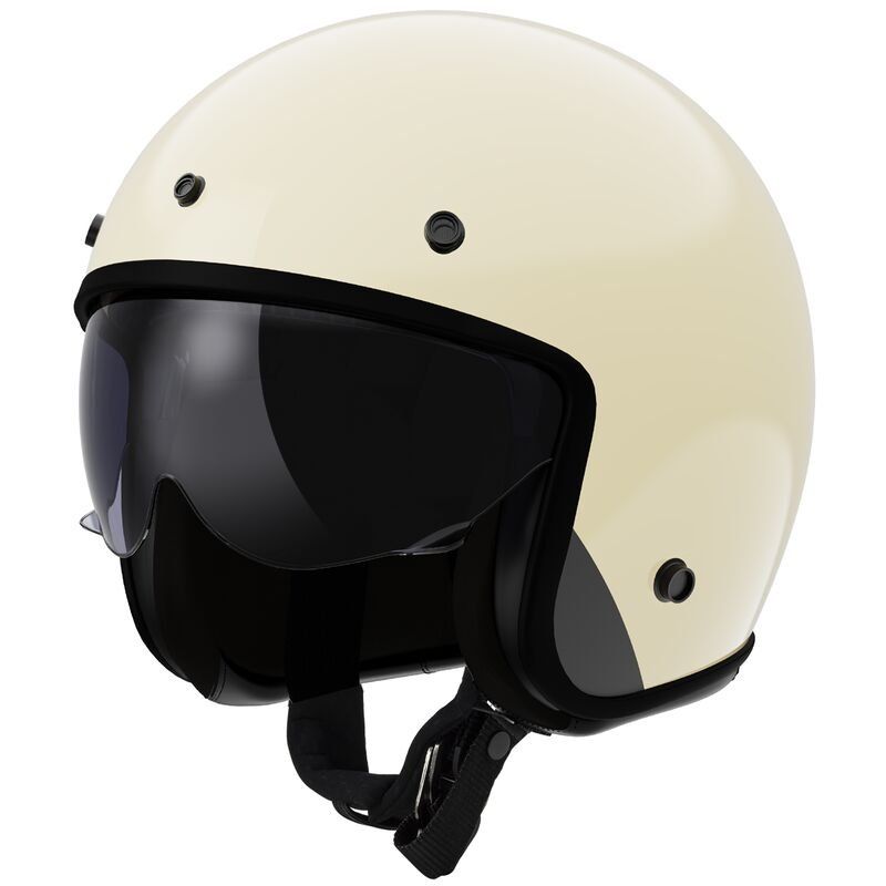 Casco Jet LS2 OF601 BOB II Solid Cream