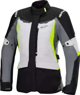 Stella ST-1 Waterproof Jacket ALPINESTARS JACKET STELLA ST-1 WP GRY/BLK/YW