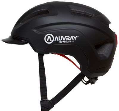 Casco Bici / Patinete con luz AUVRAY CITY HELMET BLACK