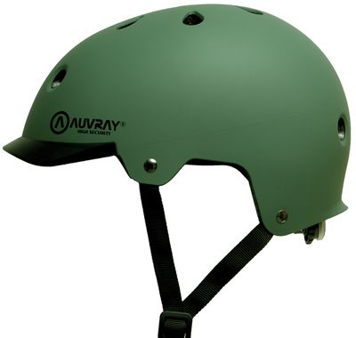 Casco Bici / Patinete con luz AUVRAY URBAN HELMET GREEN