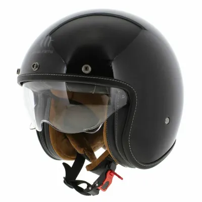 MT HELMET LEMANS 2 SV S SOLID NEGRO BRILLO