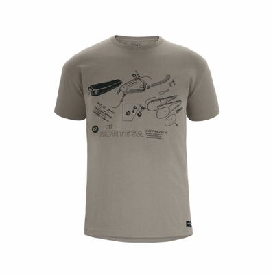 MONTESA CAMISETA EXPLODED BEIGE