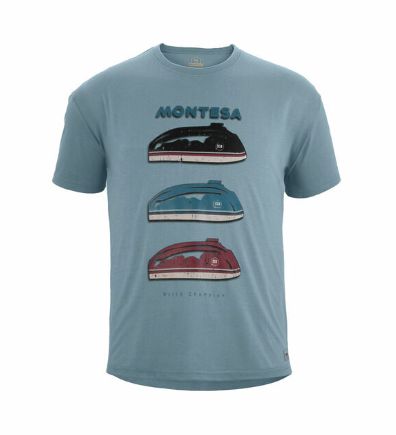 MONTESA CAMISETA FUEL TANK AZUL CLARO