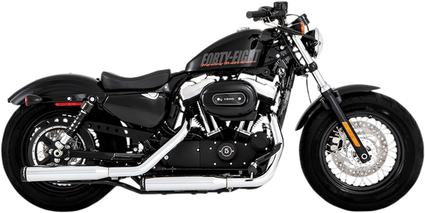 Silenciador Slip-On Duals de 3 Silenciador Slip-On Duals de 3" para Sportsters RINEHART RACING
MUFFLER 3" XL 14-UP CH/BK