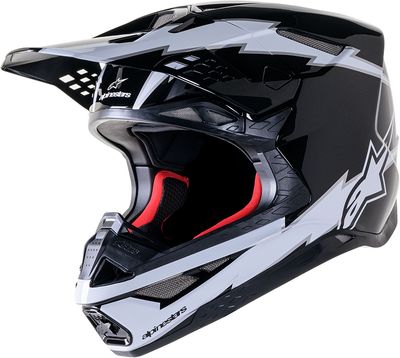Casco Suptertech M10 Solid MX
ALPINESTARS
HELMET SM10 AMP BLK/WT