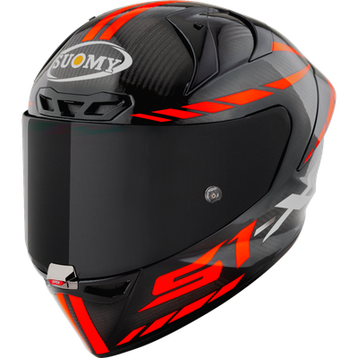 Suomy S1-XR GP CARBON HYPERSONIC RED