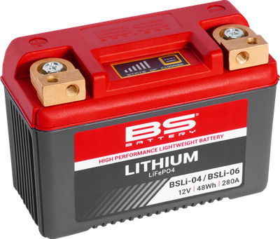 Batería de litio BS BATTERY BATTERY LITHIUM BSLI 04/06 Batería de litio BS BATTERY BATTERY LITHIUM BSLI 04/06