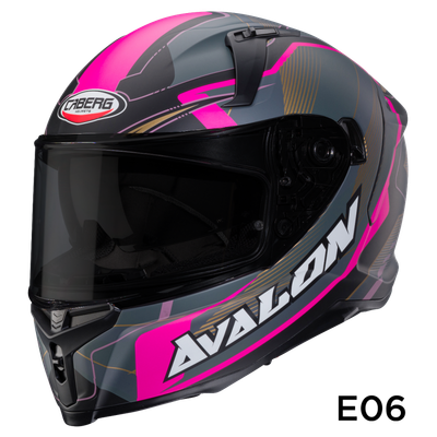 CABERG AVALON X OPTIC MATT BLACK/GREY/FUCHSIA