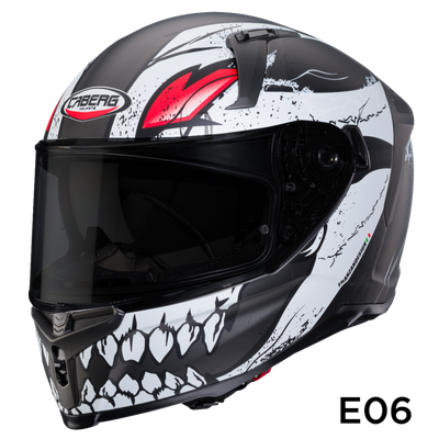 CABERG AVALON X PUNK MATT GREY/WHITE/RED