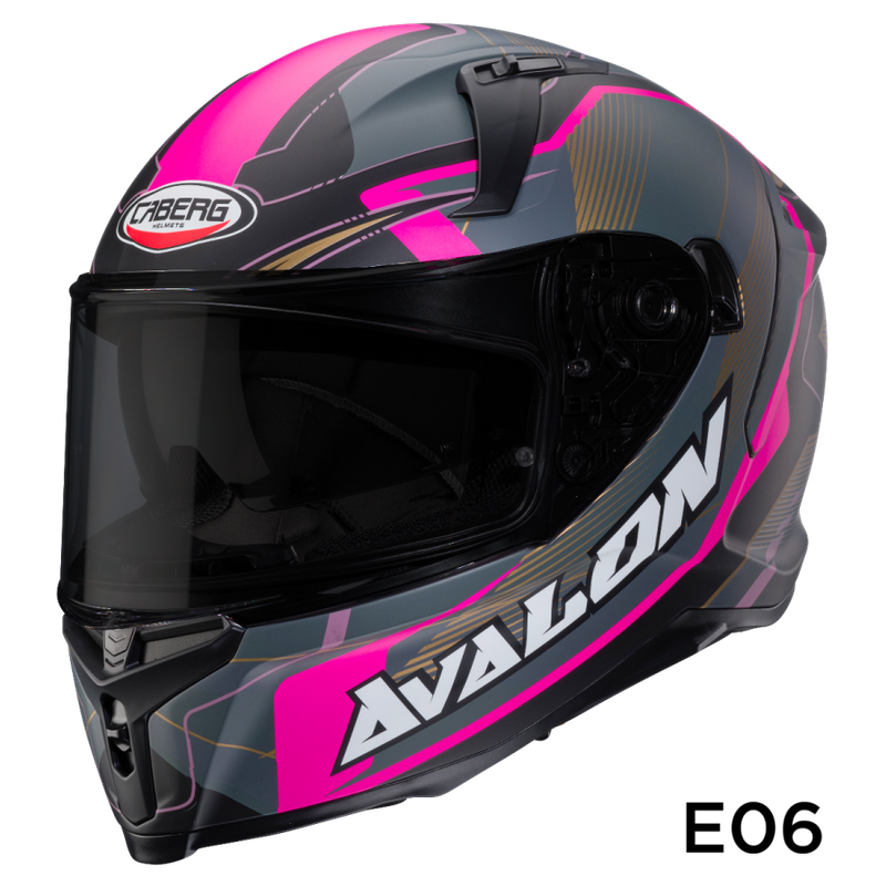 CABERG AVALON X OPTIC MATT BLACK/GREY/FUCHSIA CABERG AVALON X OPTIC MATT BLACK/GREY/FUCHSIA