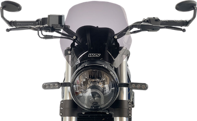 Parabrisas Benelli LEONCINO 500 Ahumado Oscuro + soporte Parabrisas Benelli LEONCINO 500 Ahumado Oscuro + soporte