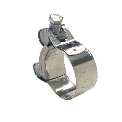 Abrazadera para escape Diámetro área de fijación
44 mm - 47 mm (1,73" - 1,85")