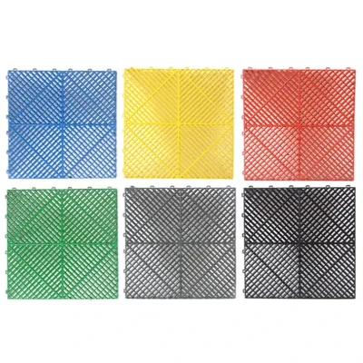 Baldosa de PVC modelo B para garaje o box