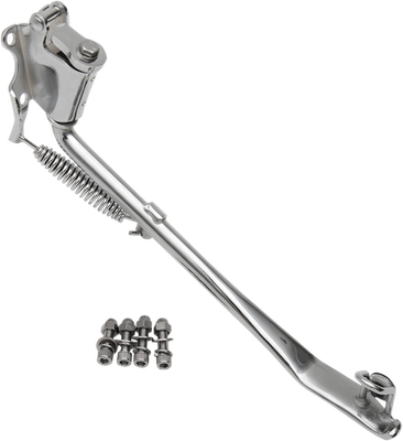 Kit de caballete lateral cromado Harley Davidson DRAG SPECIALTIES KICKSTAND KIT -1 86-99ST
