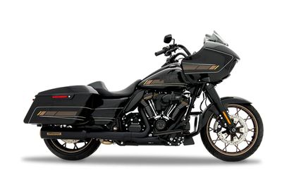 Silenciadores Slip-On HP45 de 4,5" para HD RINEHART RACING HP45 4.5 MUFFLER TOURING M8 BK/BRONZE