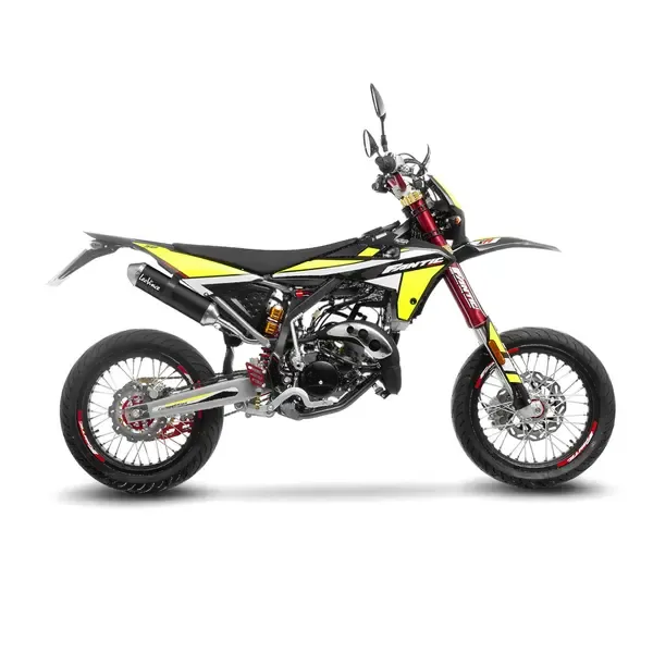 Silenciador Slip-On X-FIGHT Black Edition 2 tiempos LEOVINCE MUFFLER X-FIGHT FANTIC XE 50/XM 50 BK