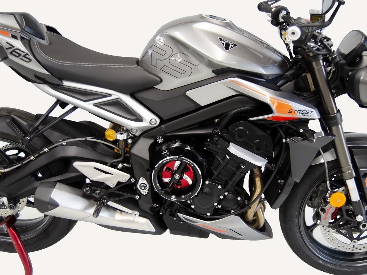 CCDV19 - TAPA DE EMBRAGUE TRANSPARENTE TRIUMPH 765 BAÑO DE ACEITE 3D-EVO